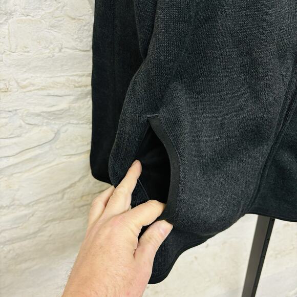 Patagonia Mens Black Long Sleeve Better Sweater Fleece Full-Zip Jacket Medium - Picture 5 of 12